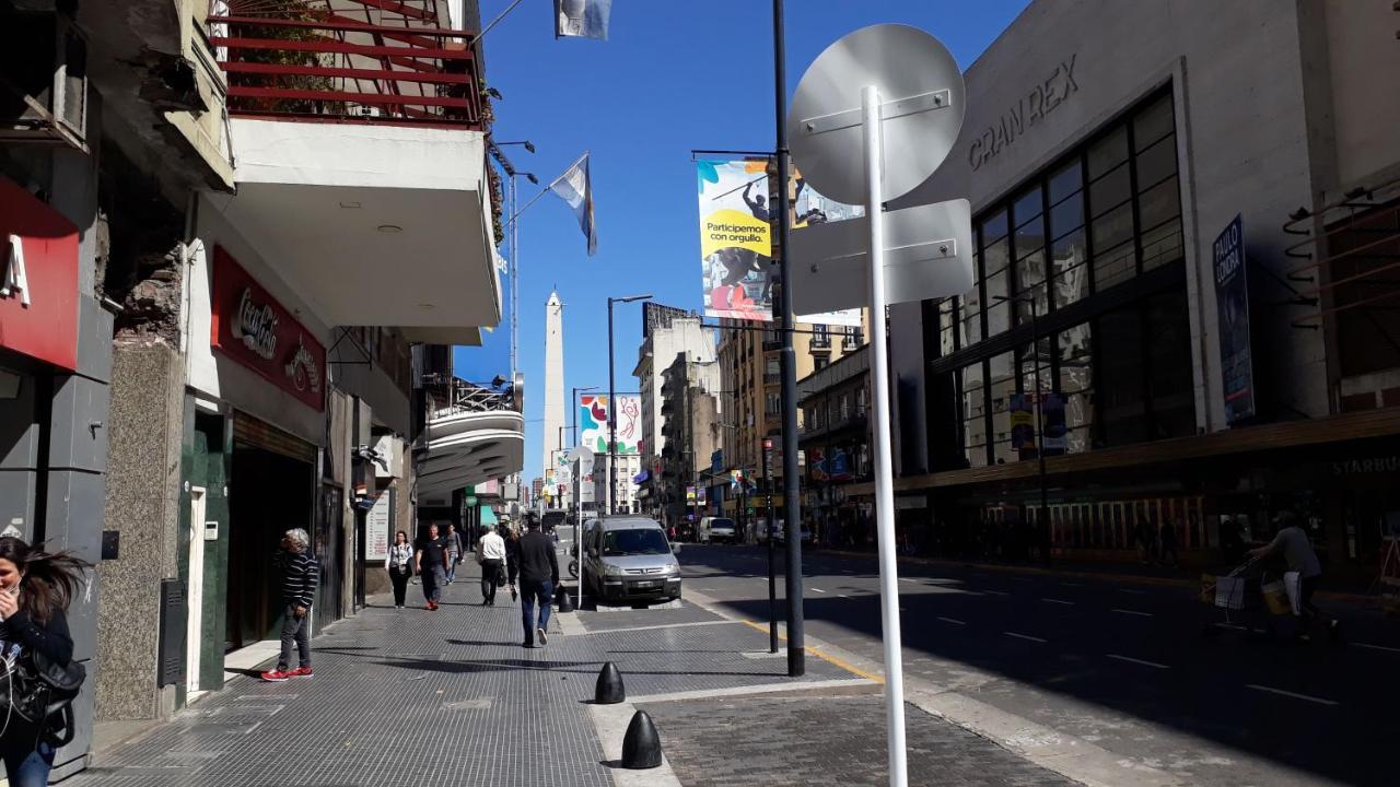 Que Mejor Vista Del Obelisco Piso A La Calle Corrientes Buenos Aires Luaran gambar