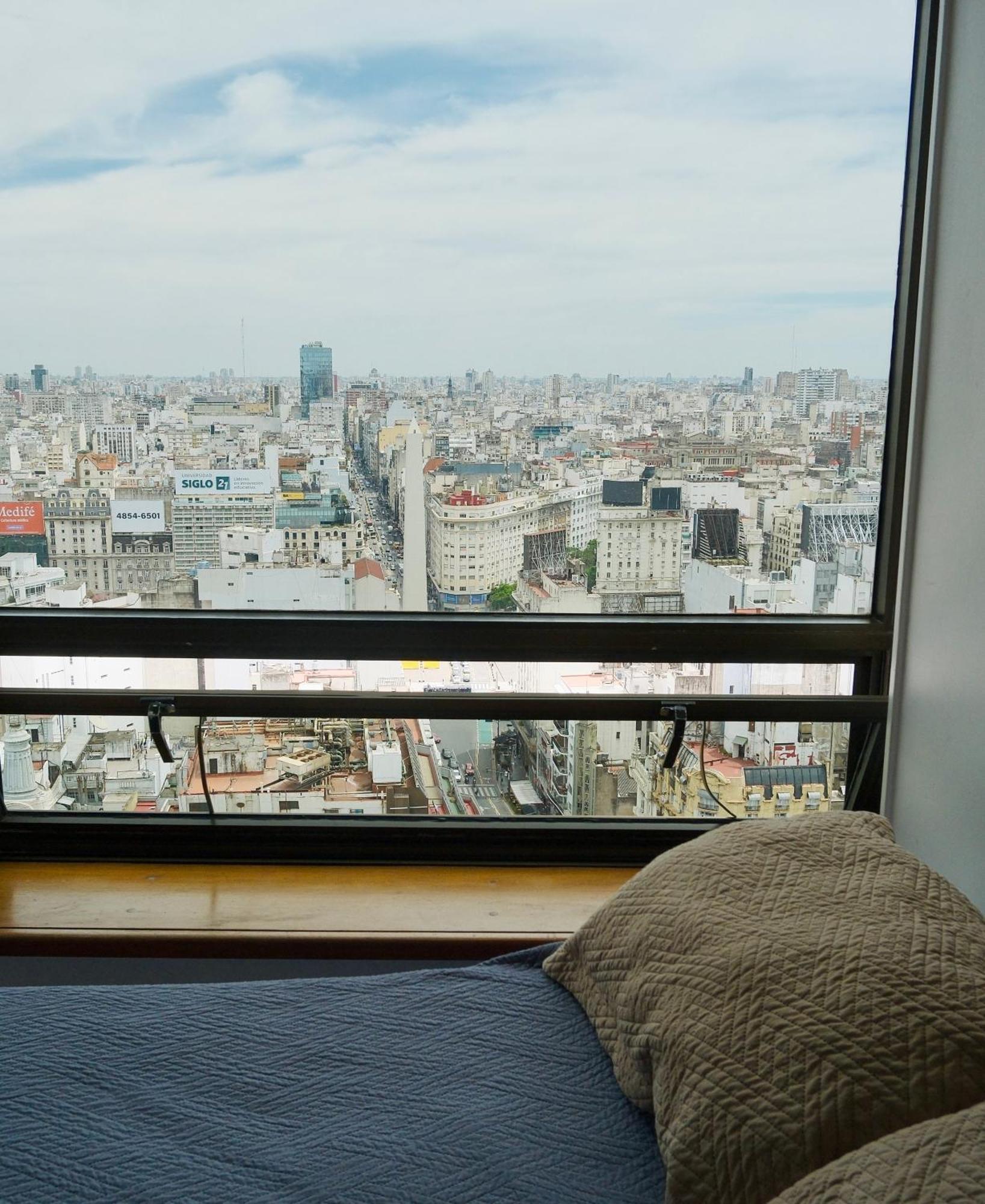 Que Mejor Vista Del Obelisco Piso A La Calle Corrientes Buenos Aires Luaran gambar